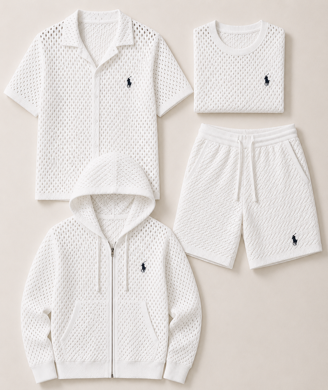 Premium Mesh Knit Set