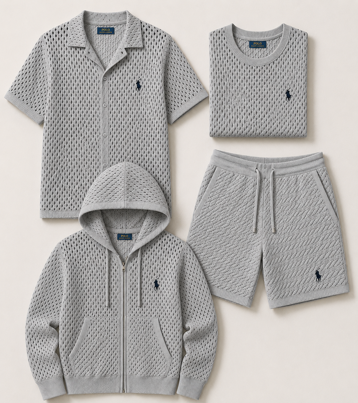 Premium Mesh Knit Set
