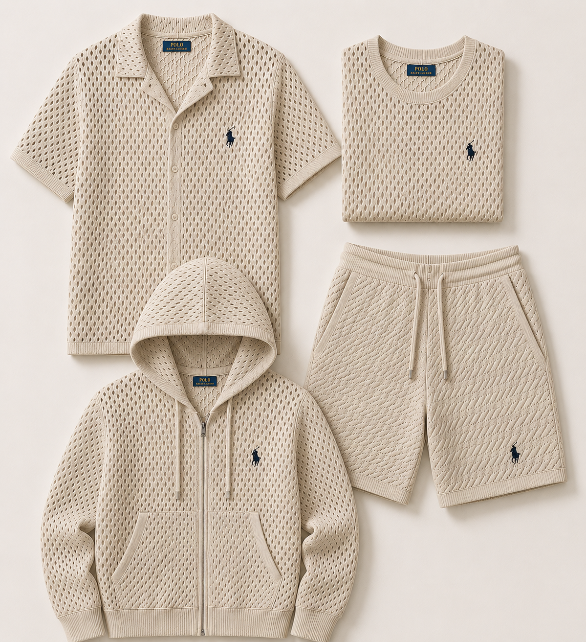 Premium Mesh Knit Set