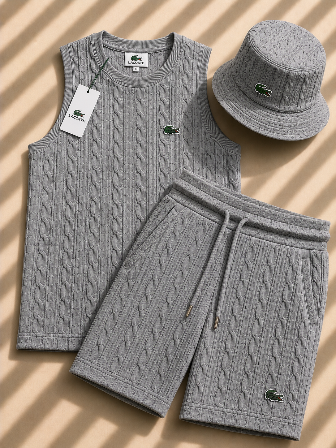Premium Cable Knit Tank Set