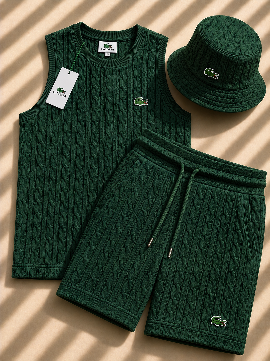 Premium Cable Knit Tank Set