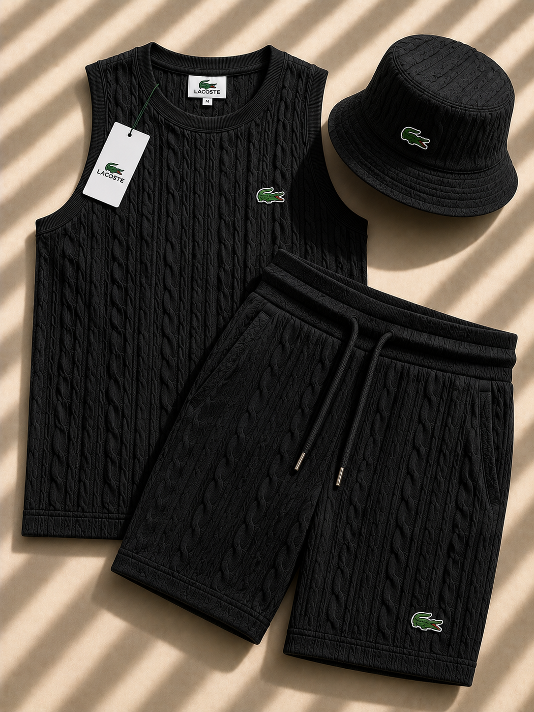 Premium Cable Knit Tank Set