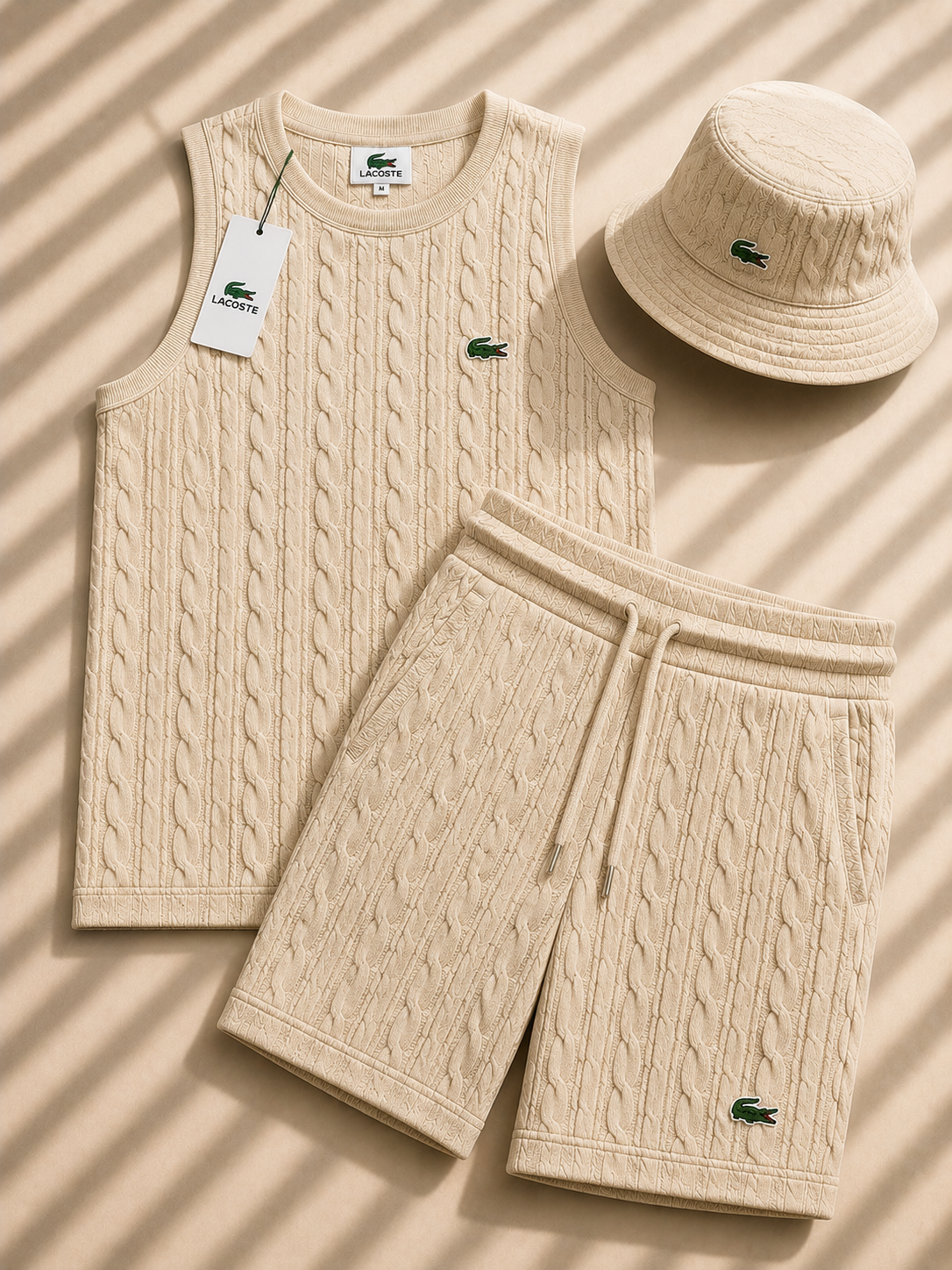 Premium Cable Knit Tank Set