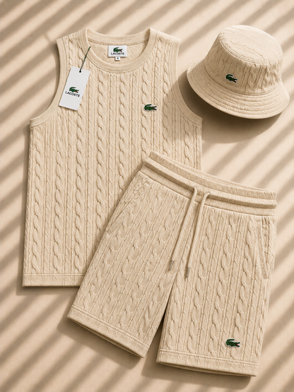 Premium Cable Knit Tank Set