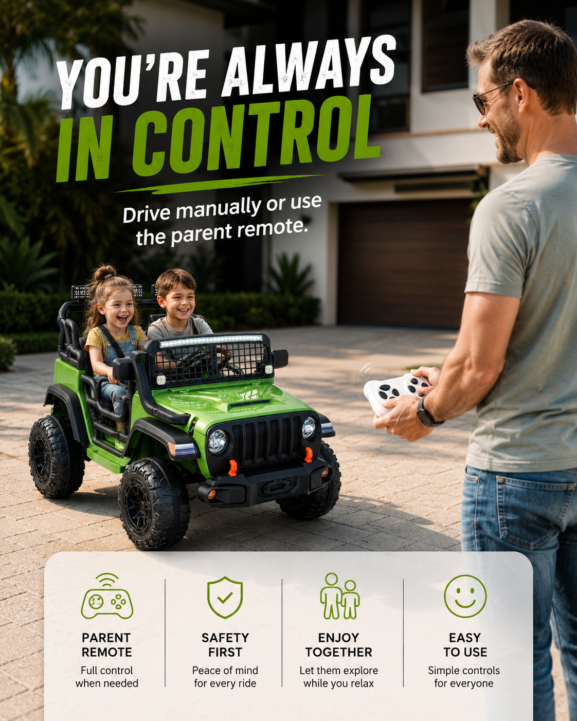 Camion Elettrico per Bambini SELORA 24V con Telecomando