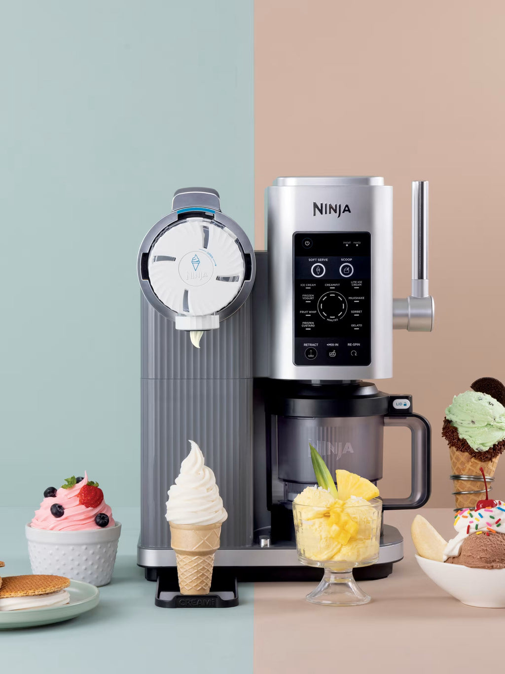 Cremeo Pro — 13-in-1 Eismaschine Spin & Soft Serve