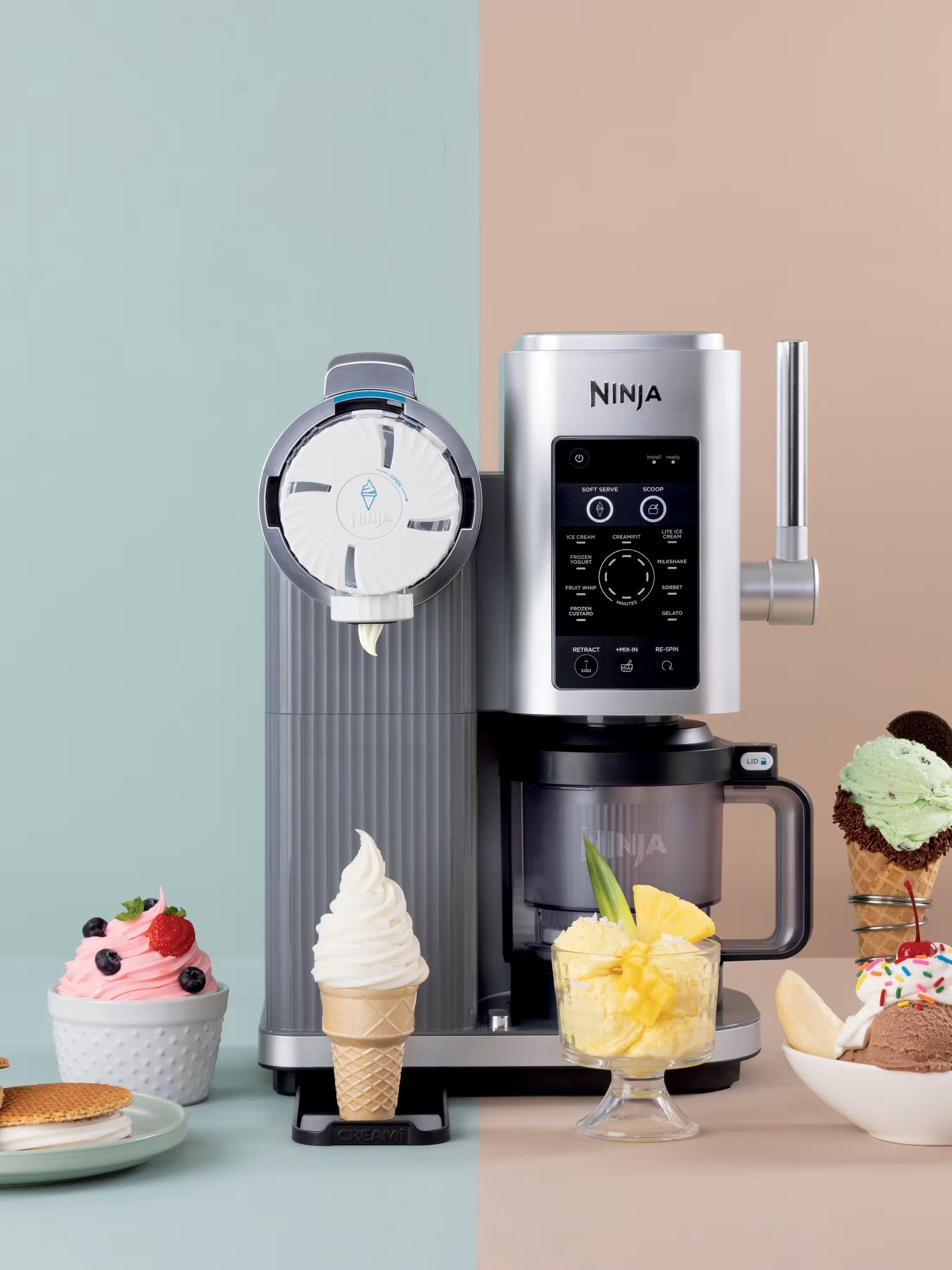 Cremeo Pro — 13-in-1 Eismaschine Spin & Soft Serve
