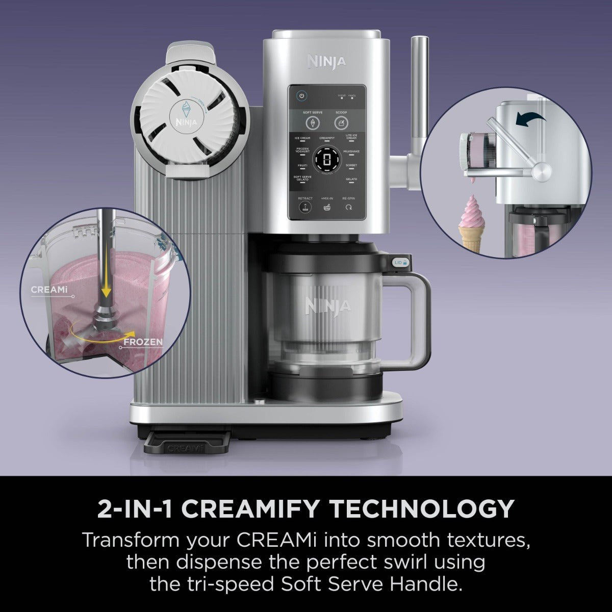 Cremeo Pro — 13-in-1 Eismaschine Spin & Soft Serve