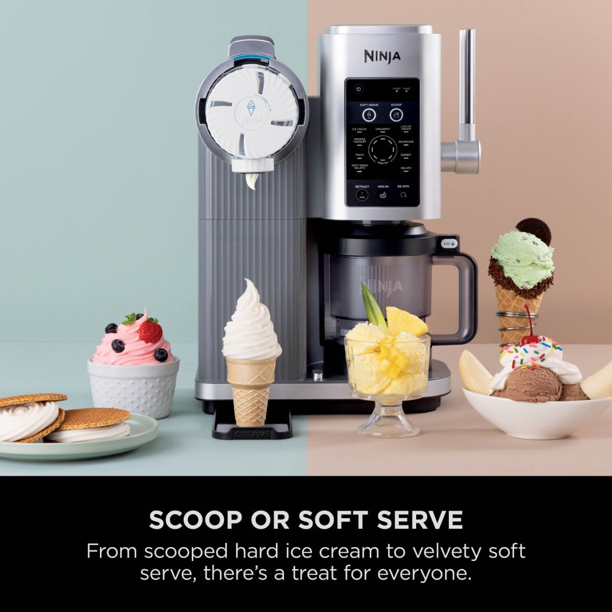 Cremeo Pro — 13-in-1 Eismaschine Spin & Soft Serve