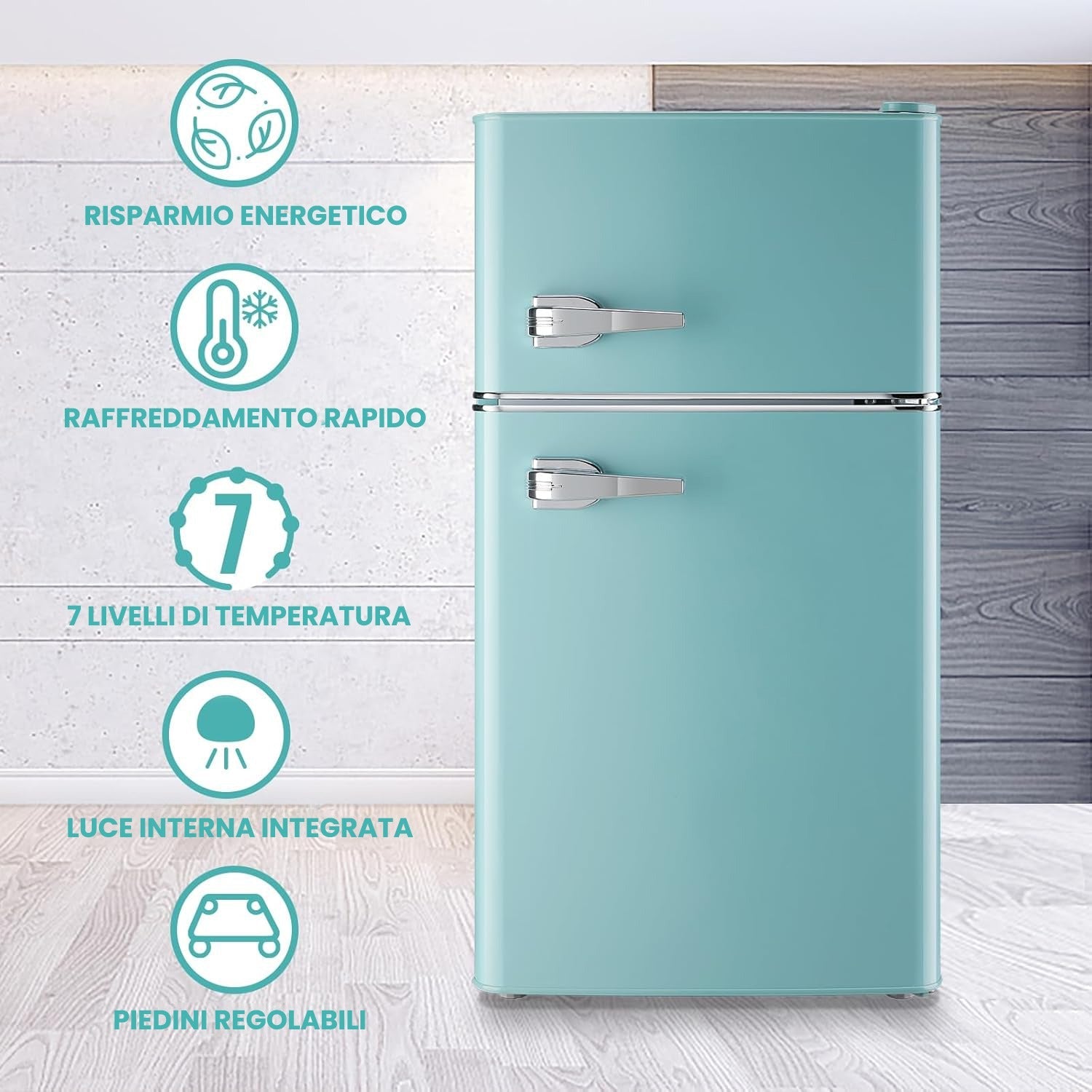 Frigobar Retrò Azzurro