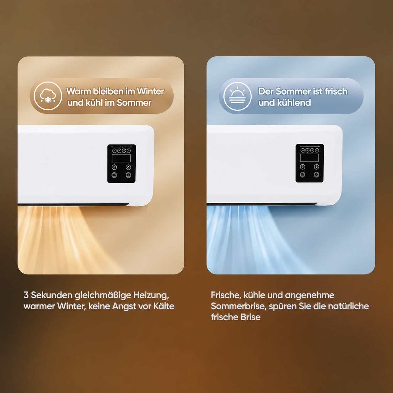 FrostAir — Mobiles Klimagerät zum Kühlen & Heizen