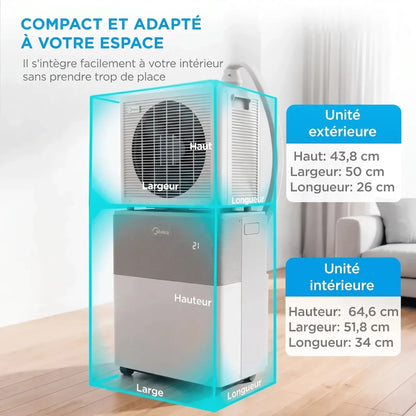 Air Climatisation Pro — Clim mobile puissante, sans travaux