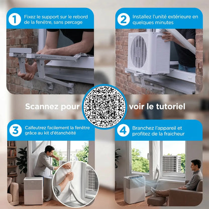 Air Climatisation Pro — Clim mobile puissante, sans travaux