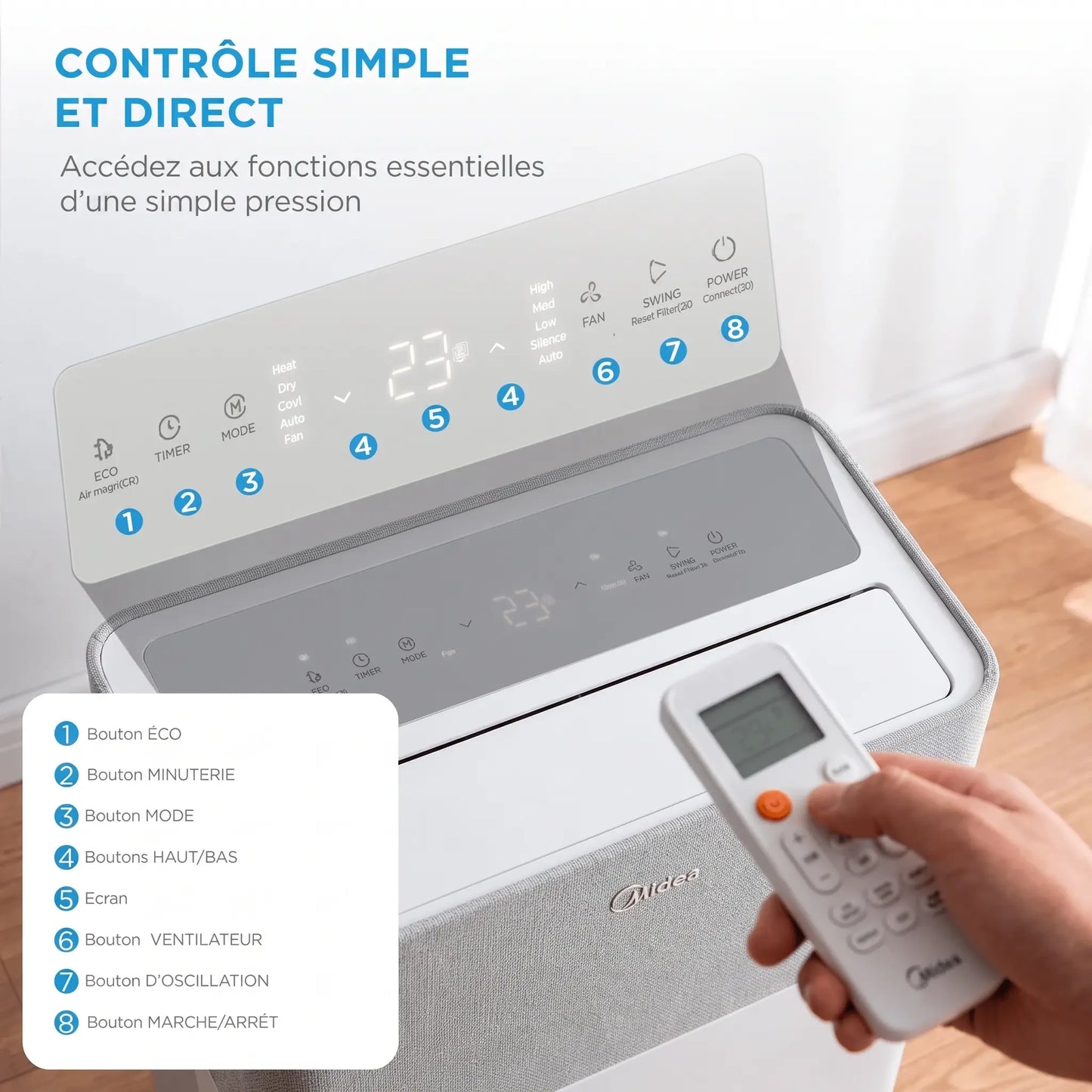 Air Climatisation Pro — Clim mobile puissante, sans travaux