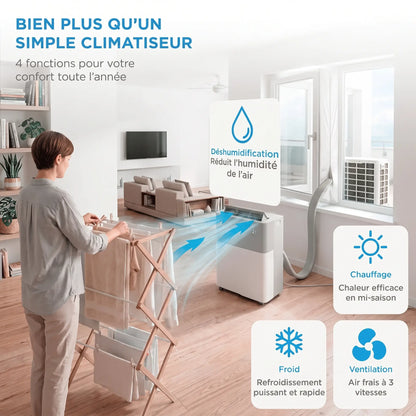 Air Climatisation Pro — Clim mobile puissante, sans travaux