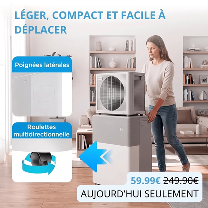 Air Climatisation Pro — Clim mobile puissante, sans travaux