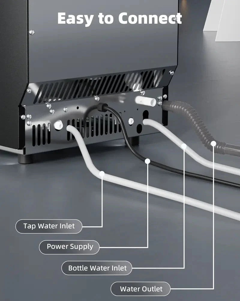 Commercial Ice Maker Machine - 45 kg/Day, Stainless Steel