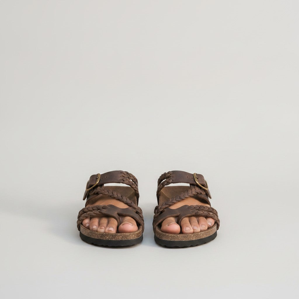 Tressia Orthopedic Leather Sandals